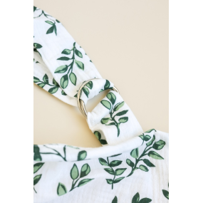 Муслінова накидка "Папороть" для годування (з сумочкою чохлом) 2