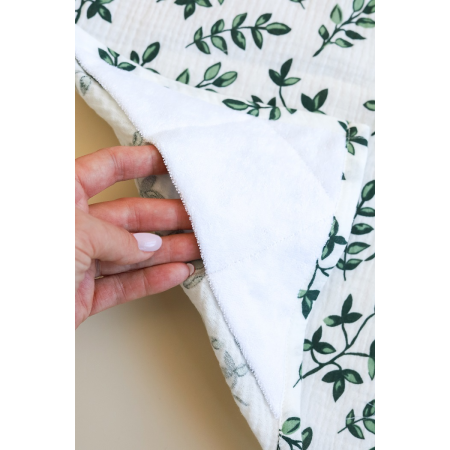 Муслінова накидка "Папороть" для годування (з сумочкою чохлом)