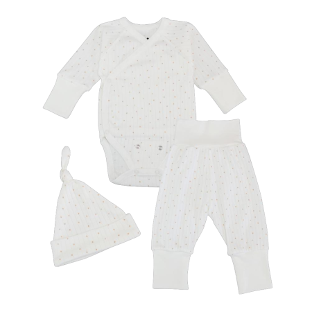 Комплект SIMPLE крапка/молоко 242130 (рубчик) зростаючий