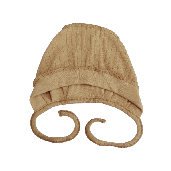 Чепчик 2421103 кава (рубчик легкий) зовнішні шви