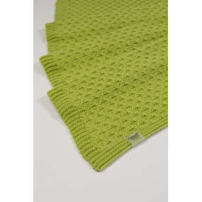 В'язаний плед Зелений DoRechi (2100) 80×100 см 2