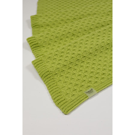 В'язаний плед Зелений DoRechi (2100) 80×100 см