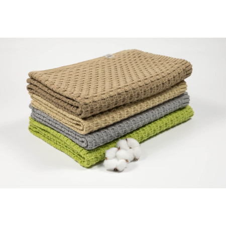 В'язаний плед Зелений DoRechi (2100) 80×100 см