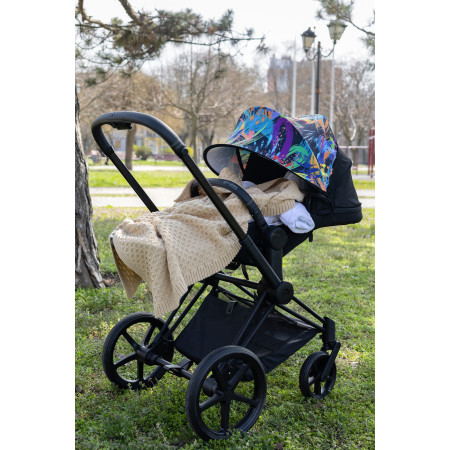 В'язаний плед Карамель DoRechi (2097) 80×100 см