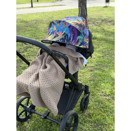 В'язаний плед Карамель DoRechi (2097) 80×100 см