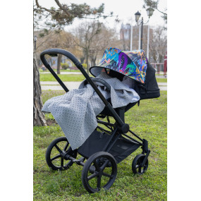 В'язаний плед Сірий DoRechi (2099) 80×100 см 2