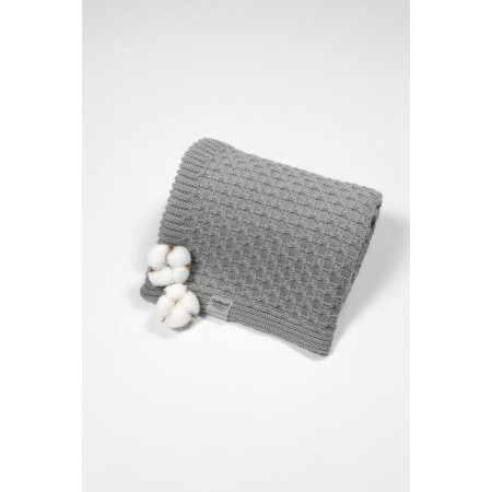 В'язаний плед Сірий DoRechi (2099) 80×100 см