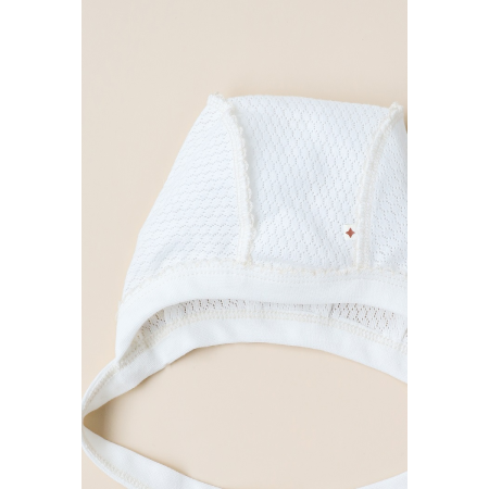 Чепчик Honey молоко (ажурний)