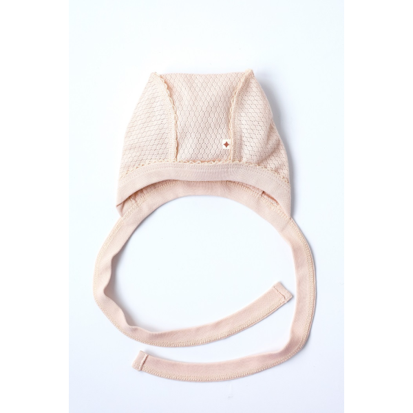 Чепчик Honey вершковий (ажурний)