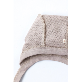 Чепчик Honey мокко (ажурний) 2