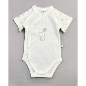 Боді 351005 "Котик" молоко (ажурна бавовна)