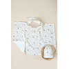 Муслінова накидка "Троянди" для годування (з сумочкою чохлом)