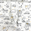 Пеленка бязь Baby Animals жовта (100х80 см)
