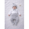 Комплект 13046 "Style Boy" сірий (боді, повзунки, шапочка)