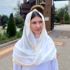 Хомут-снуд "Звичай" молочний (шифон), 50х110 см