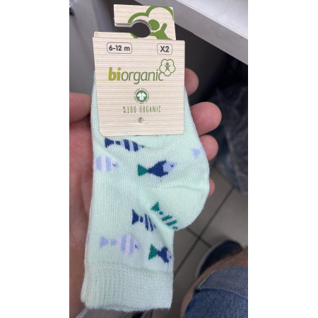 Набор 68377 - 2 пары носков (хлопок) BiBaby в ассортименте