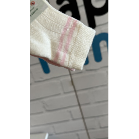 Шкарпетки 68386 рожеві/молоко - 2 пари (0/6 міс) BiBaby бамбук