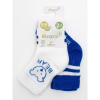 Шкарпетки 68408 синій/молоко - 2 пари (0/6 міс) BiBaby бавовна