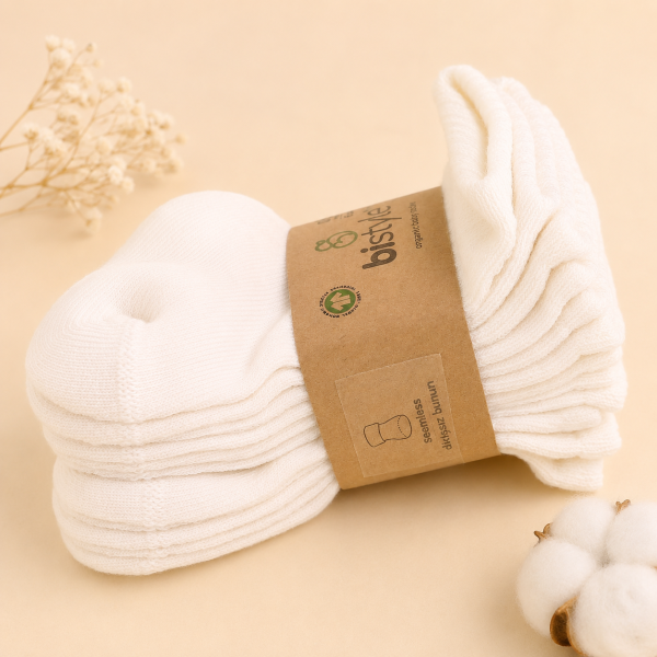 Шкарпетки 6 пар Organic Cotton (0/6 міс.) молоко