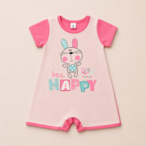 Комбінезон BE HAPPY для дівчинки (100% бавовна)