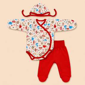 Комплект теплий "Baby BOY" (футер байка) ТМ "Merry Bee"
