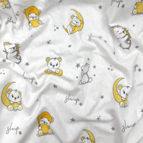 Пелюшка Sleep жовтий фланель (100х80 см)