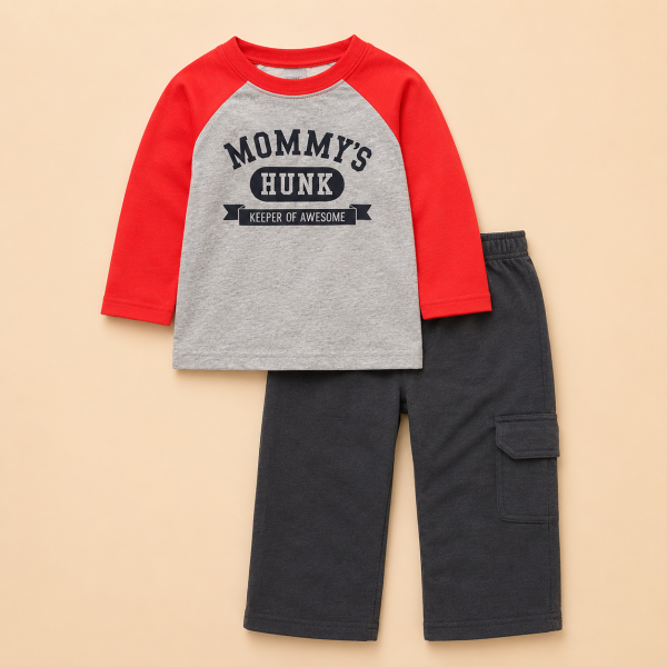 Комплект 2 в 1 для хлопчика (100% бавовна) 2-piece Pant Set