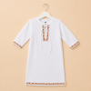 "Крістіан-2 " хрестильна сорочка (білий з червоним орнаментом)