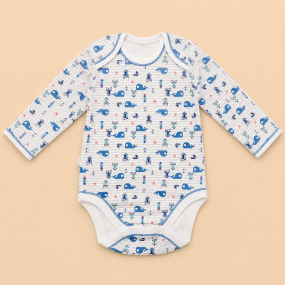 Боді Happy Baby (100% бавовна), блакитна смужка