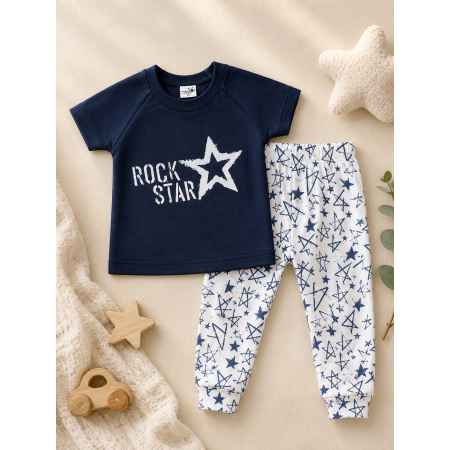 Пижама летняя "Rock star" (100% хлопок)