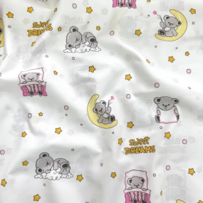 Пеленка бязь Sweet Dream рожевий (100х80 см)