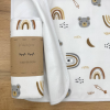 Непромокаюча пелюшка тепла Ведмедик веселка теракот (50 на 80