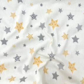 Пеленка Stars жёлт. фланель (100х80 см)