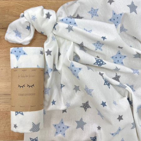 Пеленка Stars гол. фланель (100х80 см)