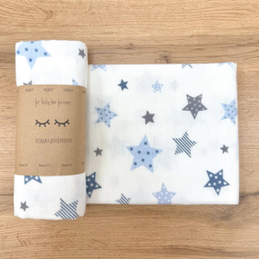 Пеленка Stars гол. фланель (100х80 см) 2