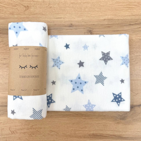 Пеленка Stars гол. фланель (100х80 см)